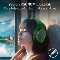 Căști Razer Barracuda X Chroma Black Green Fără fir/ Gaming photo 4