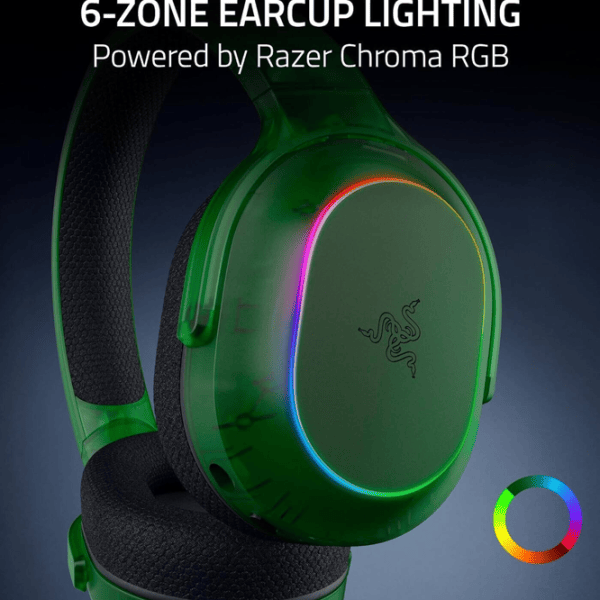 Наушники Razer Barracuda X Chroma Черный Зеленый Беспроводные/ Игровой photo 5