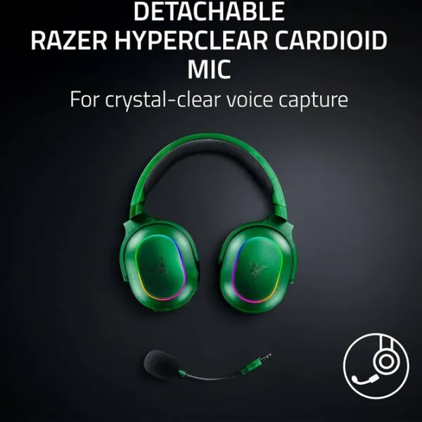 Наушники Razer Barracuda X Chroma Черный Зеленый Беспроводные/ Игровой photo 7