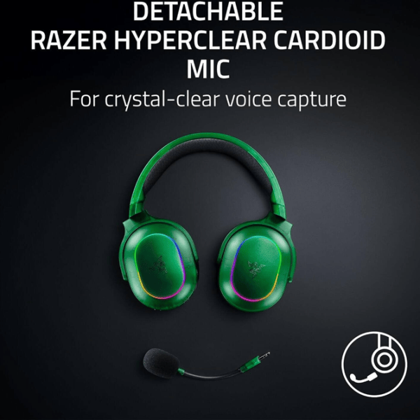 Наушники Razer Barracuda X Chroma Черный Зеленый Беспроводные/ Игровой photo 7