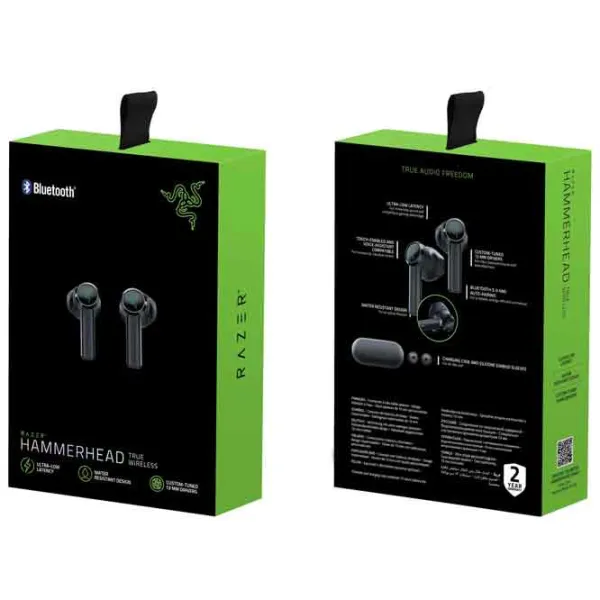 Căști Razer Hammerhead V3 Black Black Fără fir/ Gaming photo 11