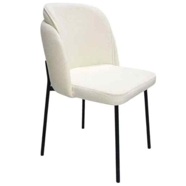 Scaun de bucătărie Magnus Semenya Stofă/ White Black photo 1