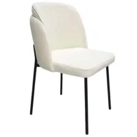 Scaun de bucătărie Magnus Semenya Stofă/ White Black