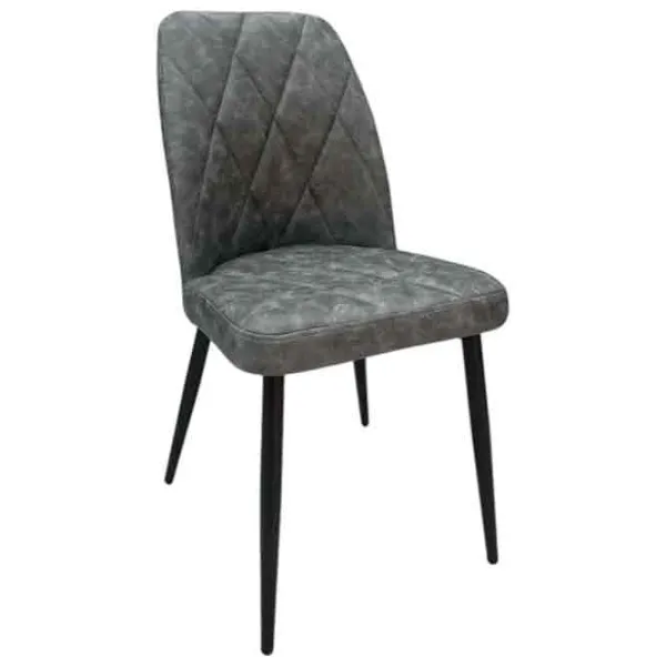 Scaun de bucătărie Magnus Vika Stofă/ Dark Gray Black photo 1