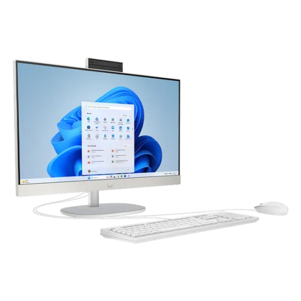All-in-One PC HP AIO 23.8" Full HD Core Ultra 5/ AI 24/ 16 GB/ 512 GB/ White photo 3