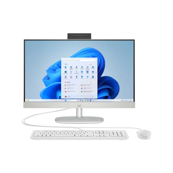All-in-One PC HP AIO 23.8" Full HD Core Ultra 7/ AI 24/ 16 GB/ 512 GB/ White photo 1