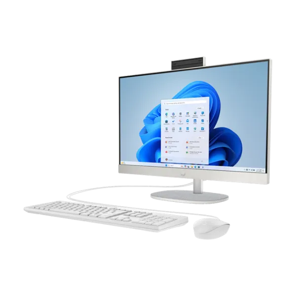 All-in-One PC HP AIO 23.8" Full HD Core Ultra 7/ AI 24/ 16 GB/ 512 GB/ White photo 2