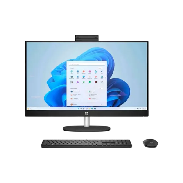 All-in-One PC HP AIO 27" Full HD Ryzen 5/ 27-cr0084ci/ 16 GB/ 512 GB/ Black photo 1