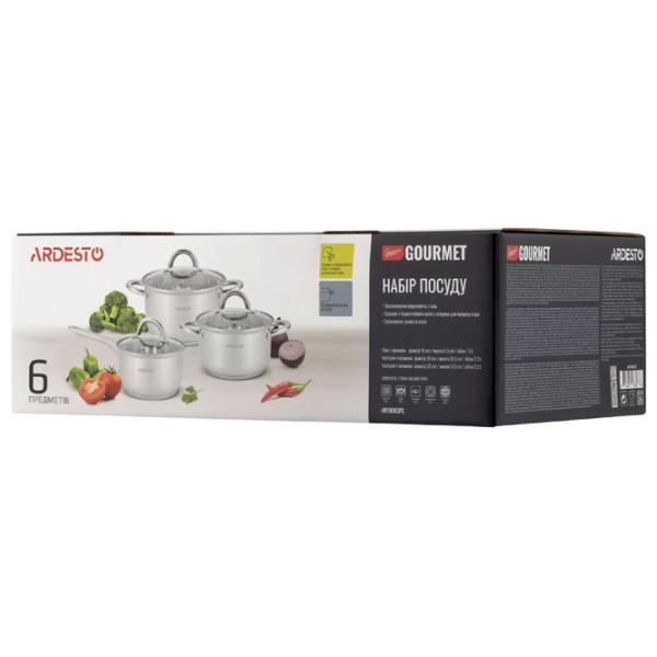 Set de cratițe Ardesto AR1906GPS 3.2l Oțel inoxidabil / Inox photo 8