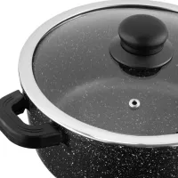 Кастрюля Ardesto Pot with lid 5л Алюминий / Черный photo 6