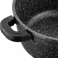 Кастрюля Ardesto Pot with lid 5л Алюминий / Черный photo 9