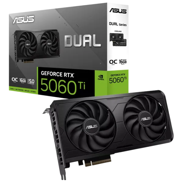 Видеокарта Asus GeForce RTX 5060 Ti Dual EVO OC Edition PCI Express x16 5.0 / 16 ГБ photo 12