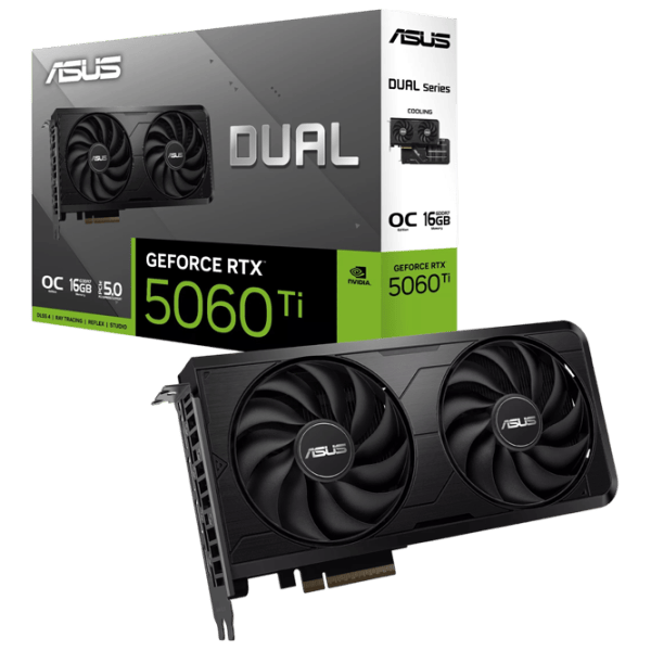 Видеокарта Asus GeForce RTX 5060 Ti Dual EVO OC Edition PCI Express x16 5.0 / 16 ГБ photo 12