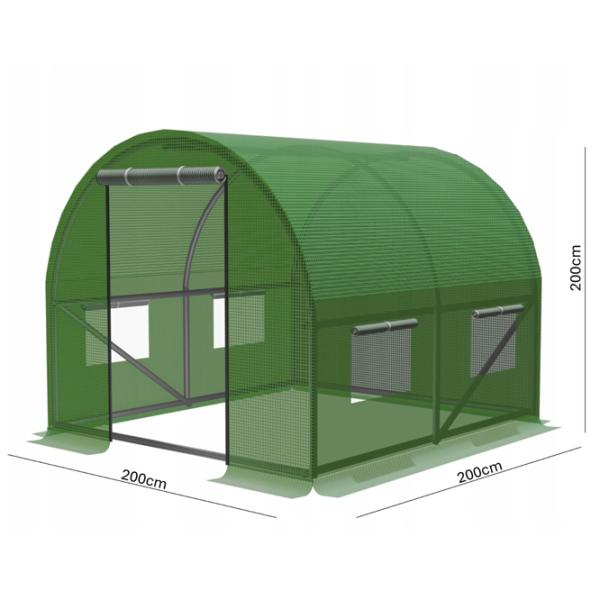 Seră GardenLine TUN5545 4 m² / 19 mm photo 3