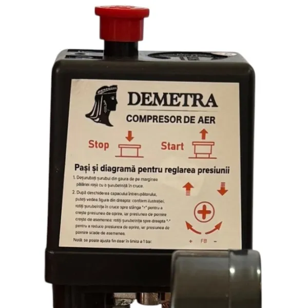 Compresor Demetra DM-V025125 / Cu piston photo 9
