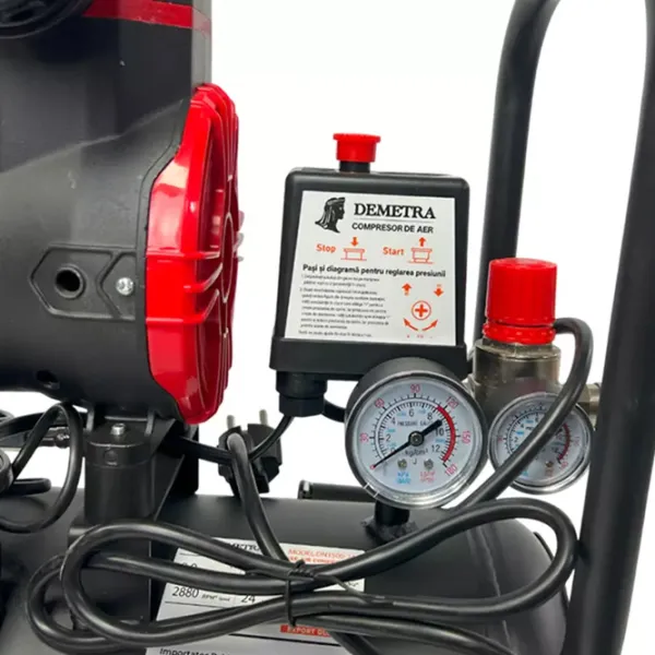 Compresor Demetra DN1500-24 / Cu piston photo 5