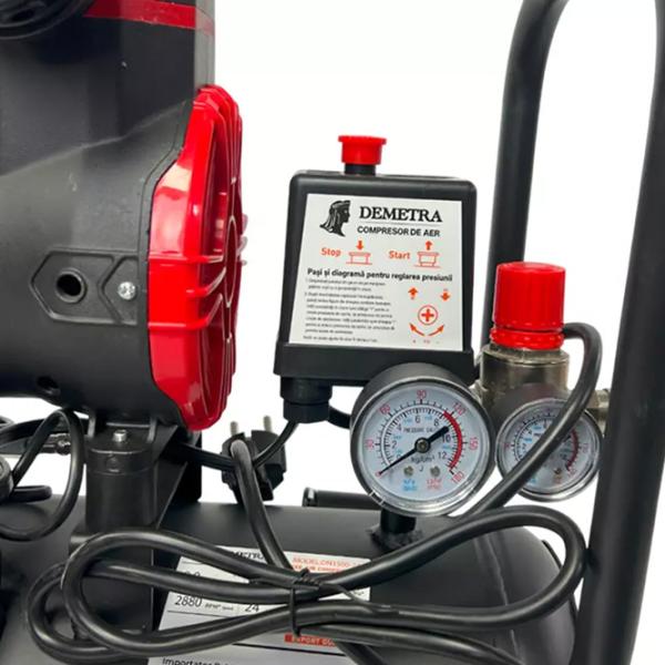 Compresor Demetra DN1500-24 / Cu piston photo 5