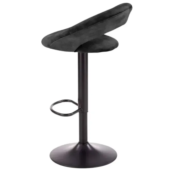 Scaun de bar AG H102 Catifea / Metal / Black photo 2
