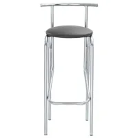 Scaun de bar AG Jola V4 Piele eco / Metal / Black photo 2