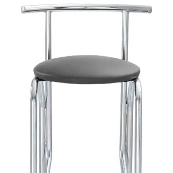 Scaun de bar AG Jola V4 Piele eco / Metal / Black photo 3
