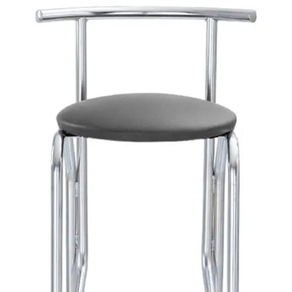 Scaun de bar AG Jola V4 Piele eco / Metal / Black photo 3