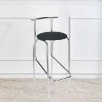 Scaun de bar AG Jola V4 Piele eco / Metal / Black photo 4