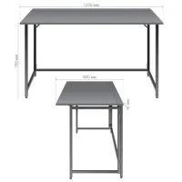 Masă de birou AG FOLD 1200 PAL/ Antracit photo 5