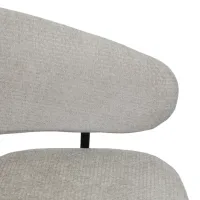 Scaun de bucătărie DecoPrim Vasco Țesătură/ Beige Black photo 5