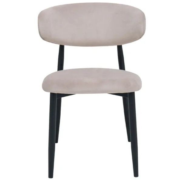 Scaun de bucătărie DecoPrim Meridian  Stofă/ Beige Black photo 2