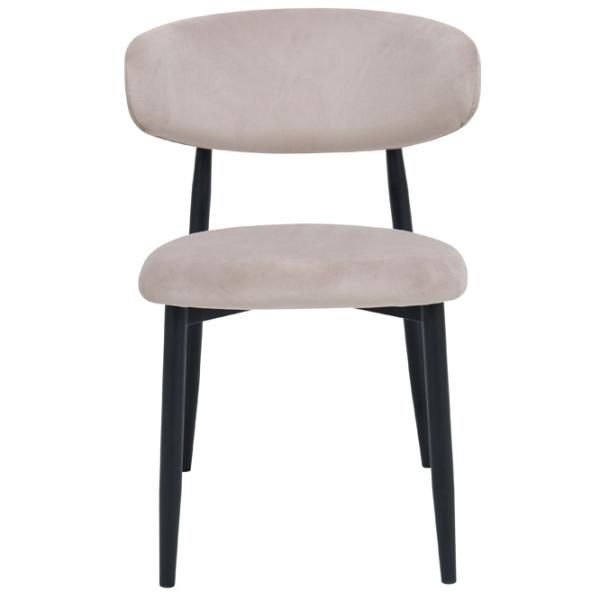 Scaun de bucătărie DecoPrim Meridian  Stofă/ Beige Black photo 2