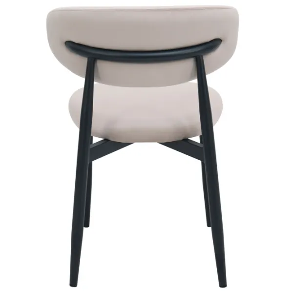 Scaun de bucătărie DecoPrim Meridian  Stofă/ Beige Black photo 4
