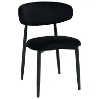 Scaun de bucătărie DecoPrim Meridian  Stofă/ Black Black