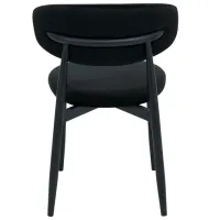 Scaun de bucătărie DecoPrim Meridian Stofă/ Black Black photo 2