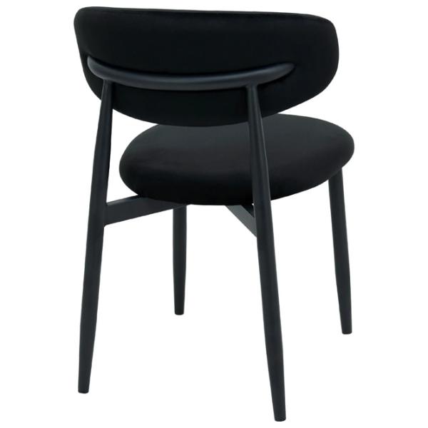 Scaun de bucătărie DecoPrim Meridian  Stofă/ Black Black photo 3