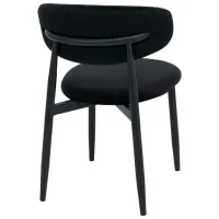 Scaun de bucătărie DecoPrim Meridian Stofă/ Black Black photo 3