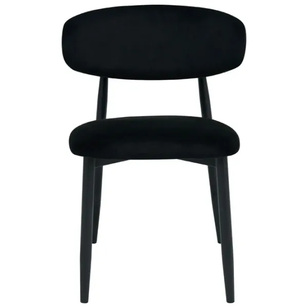 Scaun de bucătărie DecoPrim Meridian  Stofă/ Black Black photo 4