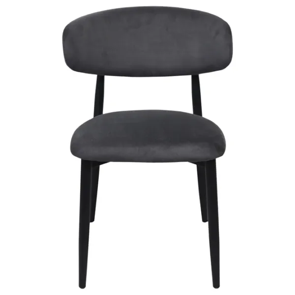 Scaun de bucătărie DecoPrim Meridian  Stofă/ Dark Gray Black photo 2