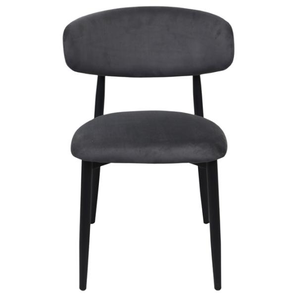 Scaun de bucătărie DecoPrim Meridian  Stofă/ Dark Gray Black photo 2