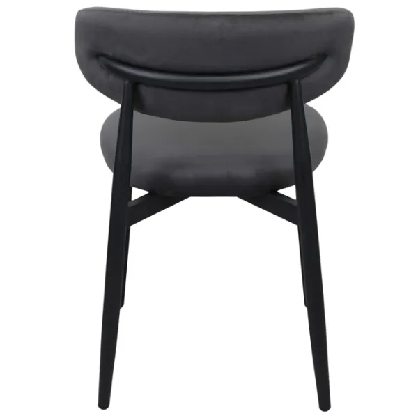 Scaun de bucătărie DecoPrim Meridian  Stofă/ Dark Gray Black photo 3