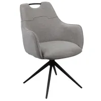 Scaun de bucătărie DecoPrim Albert  Spumă poliuretanică/ Gray Black