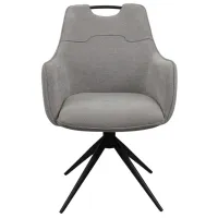Scaun de bucătărie DecoPrim Albert Spumă poliuretanică/ Gray Black photo 2