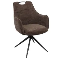 Scaun de bucătărie DecoPrim Albert  Spumă poliuretanică/ Brown Black