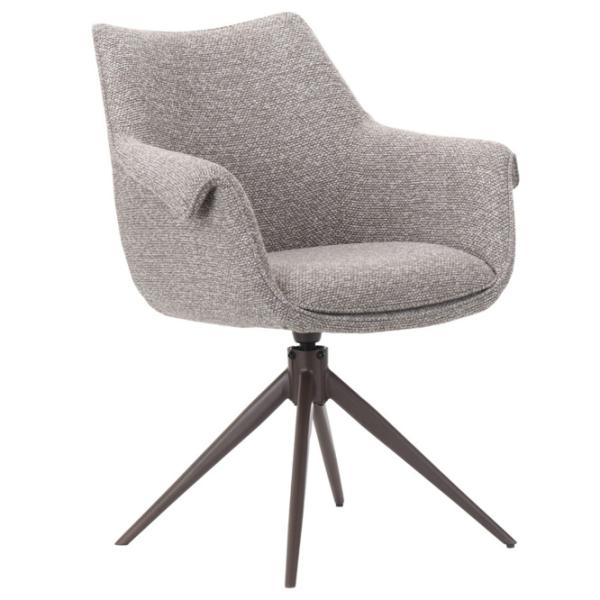Scaun de bucătărie DecoPrim Mavia Stofă/ Gray Black photo 1
