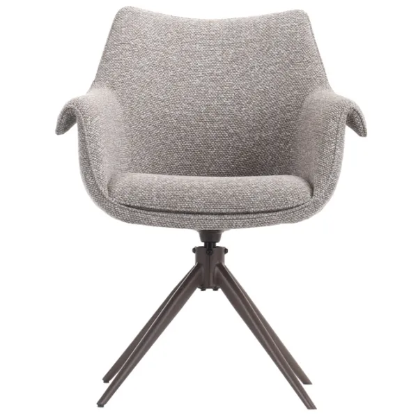Scaun de bucătărie DecoPrim Mavia Stofă/ Gray Black photo 3