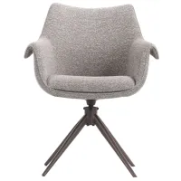 Scaun de bucătărie DecoPrim Mavia Stofă/ Gray Black photo 3