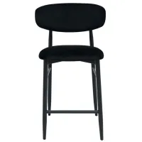 Барный стул DecoPrim Meridian Текстиль / Металл / Черный photo 2