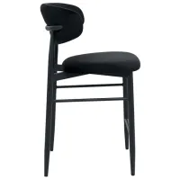 Барный стул DecoPrim Meridian Текстиль / Металл / Черный photo 3