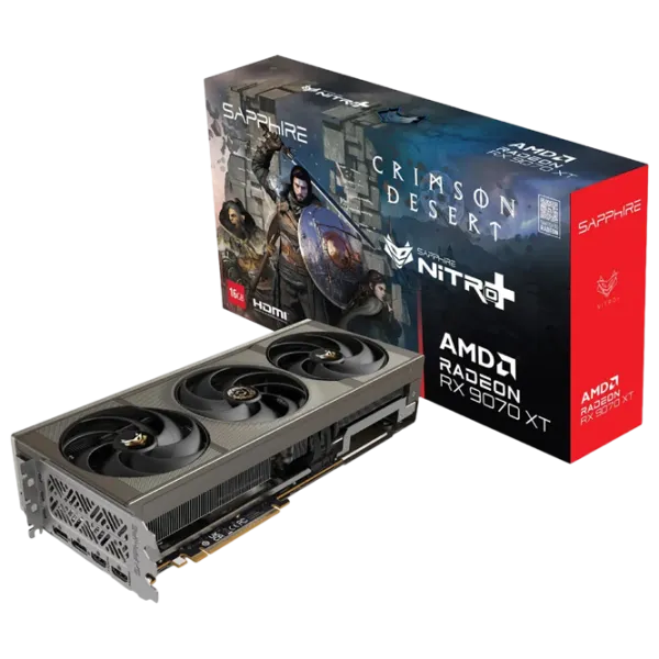 Видеокарта Sapphire NITRO+ Radeon RX 9070 XT CRIMSON DESERT PCI Express x16 5.0 / 16 ГБ photo 5