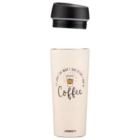 Термокружка Ardesto Coffee Time Travel Mug Бежевый 0.45л photo 2