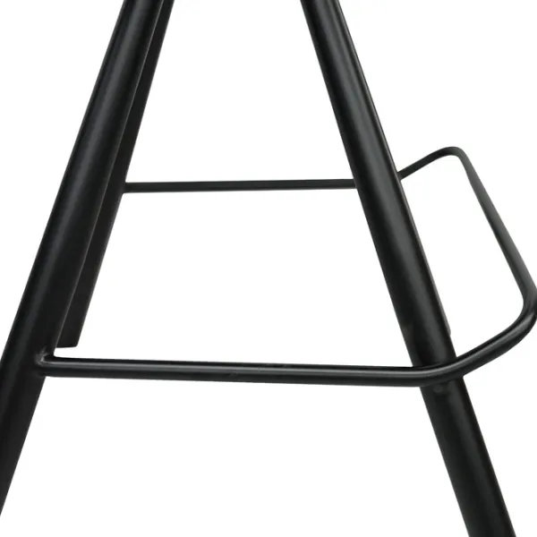 Scaun de bar DecoPrim Santo Catifea / Metal / Dark Brown photo 5